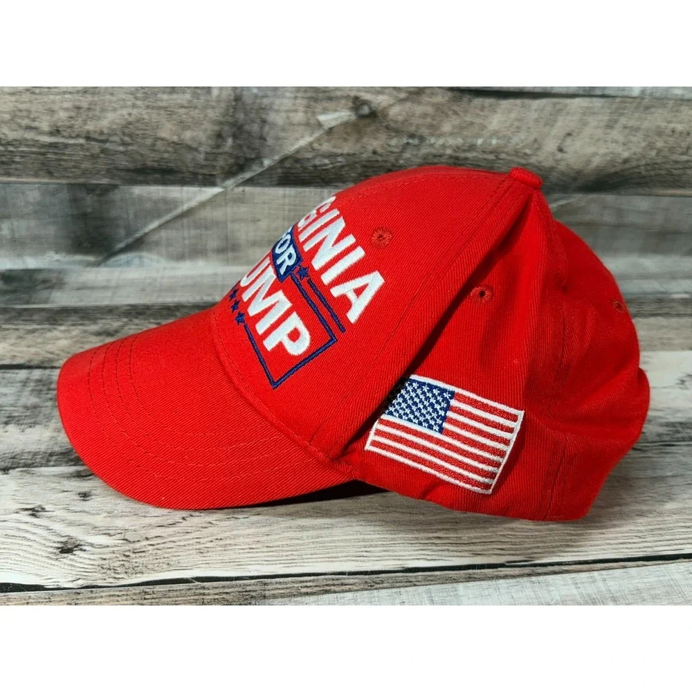 Virginia For‎ Trump Adjustable Hat Red New